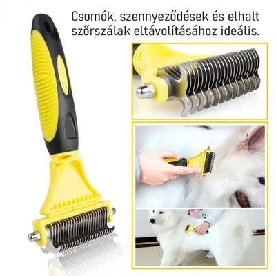Obrázok produktu pre Obojstranná kefa na odstraňovanie chlpov malých zvierat