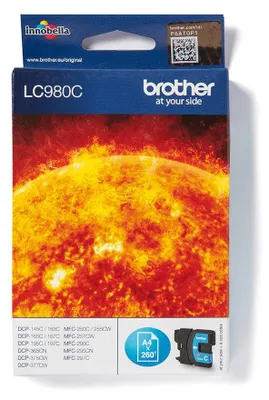Image de Brother LC980C cartouche d'impression cyan
