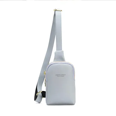 Produktbild von OKWISH Damen Handy Umhängetasche Echtes Leder Crossbody Bag Damen Handytasche zum Umhängen, Umhängetasche Damen Klein Moderne Taschen mit Breitem Schultergurt Blau