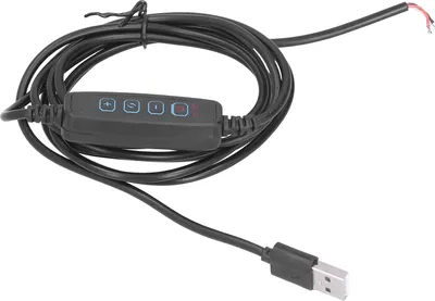 Produktbild von LED-Lichtschalterkabel 1 Stück, Dimmbarer USB-Lampenzubehör 5 V, Für Tischlampen Deckenleuchten Pflanzenlampen