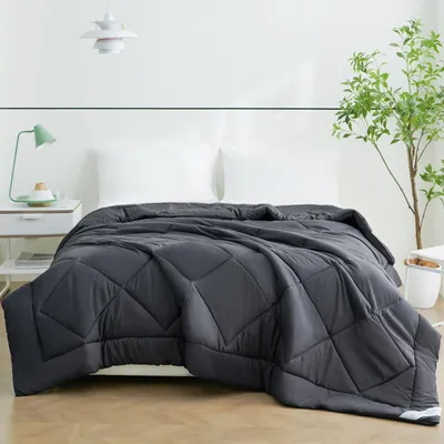 Obrázok produktu pre Letná prikrývka 155x220 cm, mikrovlákno, sivá, pre domov