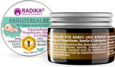 Produktbild von Bioherba Kräutersalbe für Babys und Kinder Kräuterpflege mit Kamille 30 ml