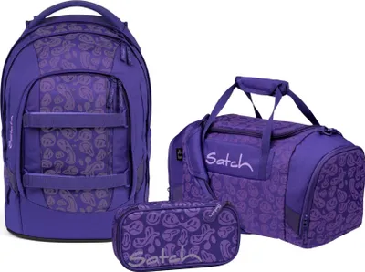 Produktbild von Satch Schulrucksack-Set PACK Bright Faces, Mäppchen + Sporttasche
