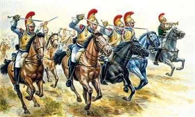 Image de Italeri 1:72 Franz. Schwere Kavallerie