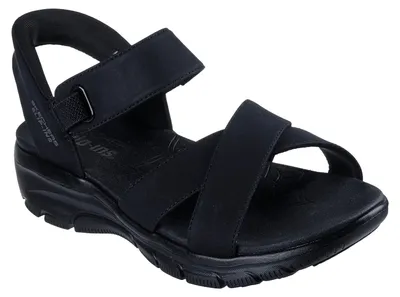 Produktbild von Skechers SlipIns Relaxed Easy Going Somewhere Sunny Sandalen Damen 163534 BBK, Schuhgröße:39 EU