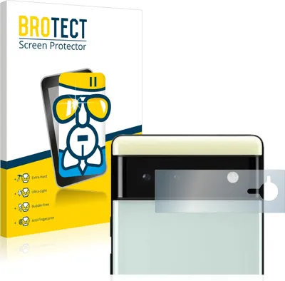 Produktbild von BROTECT Schutzglas für Google Pixel 6 (NUR Kameraschutz) Schutzfolie Panzer Folie Glas Display Schutz klar