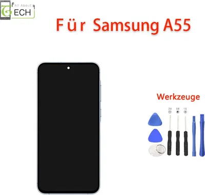 Produktbild von Für Samsung Galaxy A55 A556 LCD Display mit Rahmen Touchscreen Bildschirm