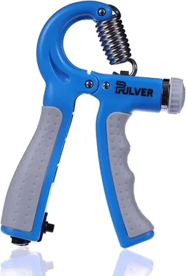 Produktbild von Pulver Handtrainer Unterarmtrainer 10–60 kg | Edelstahl Grifftrainer & Fingerhantel | Verstellbarer Griffkraft Trainer für Fitness & Rehabilitation