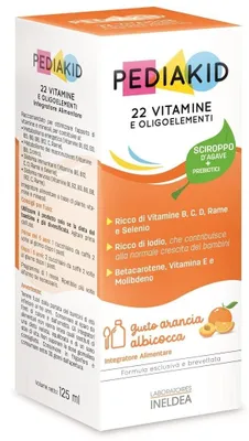Obrázok produktu pre PEDIAKID 22 vitamínov E a oligoelementov, sirup, 125 ml
