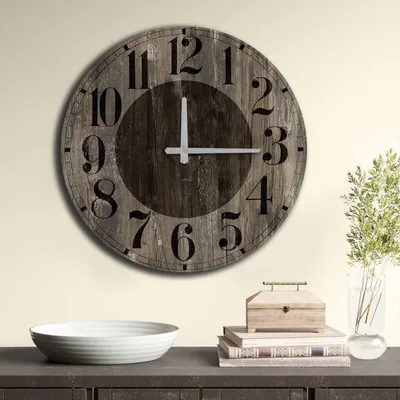 Obrázek produktu pro Opviq, 5050MS-039, Nástěnné hodiny, Vícebarevné, MDF, 50 x 50 cm