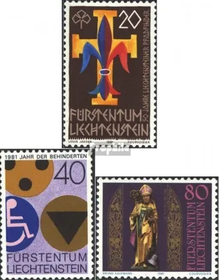 Produktbild von Briefmarken Liechtenstein 1981 Mi 773,774,775 (kompl.Ausg.) postfrisch Sondermarken