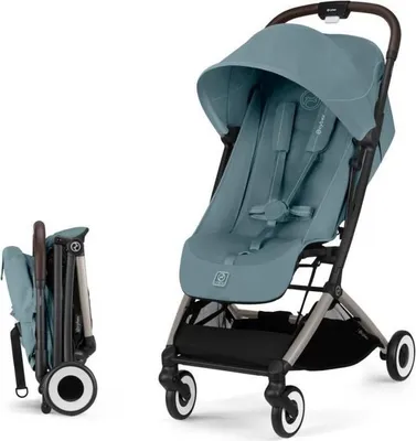 Immagine prodotto di Passeggino Cybex Orfeo, ultracompatto, passeggino da viaggio, Stormy Blue, dalla nascita fino a 22 kg