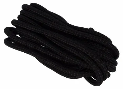Image de Lacets ronds noirs pour chaussures Boreal, 160 cm