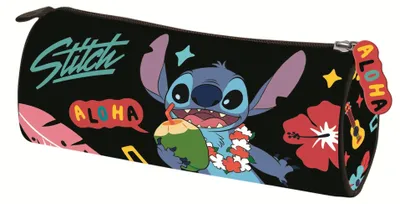 Obrázok produktu pre Piórnik tuba Stitch Black Aloha