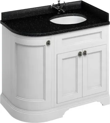 Immagine prodotto di Mobile lavabo Casa Padrino con piano in granito e 3 ante 98 x 55 x h. 93 cm