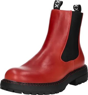 Produktbild von BOXX Damen-Stiefelette Rot-Schwarz, Farbe:rot, EU Größe:38