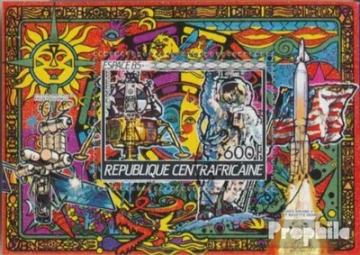 Produktbild von Briefmarken Zentralafrikanische Republik 1985 Mi Block343A (kompl.Ausg.) gestempelt Raumfahrt