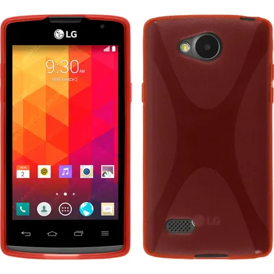 Produktbild von PhoneNatic Case kompatibel mit LG Joy - rot Silikon Hülle X-Style + 2 Schutzfolien