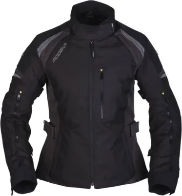 Produktbild von Modeka Jacke Amberly Lady Farbe Schwarz-Dunkelgrau Grösse 44