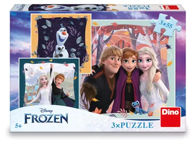 Immagine prodotto di FROZEN: Puzzle 3x55 di Buon Autunno