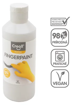 Produktbild von Creall Fingermalfarbe 250 ml - Weiß