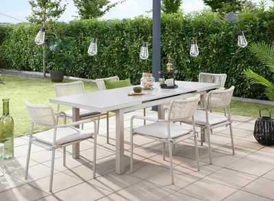 Produktbild von Primaster Garten-Essgruppe Rhodos mit ausziehbarem Tisch
