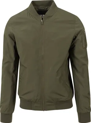 Zdjęcie produktu dla Kurtka bomberka Bunda Urban Classics Light w kolorze ciemnooliwkowym – rozmiar L