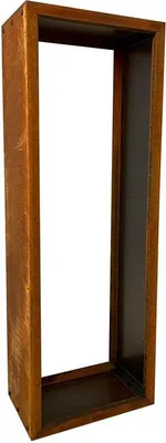 Produktbild von Kaminholzregal Brennholzregal Edelrost 115x40x25 cm Holzregal Rost Cortenstahl