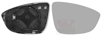 Image de VAN WEZEL Verre de rétroviseur extérieur droit pour VW Beetle