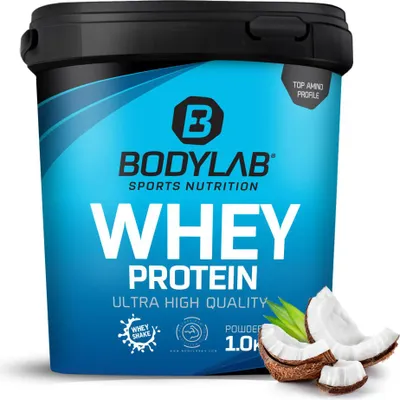 Produktbild von BODYLAB Whey Protein - 1000g - Kokosnuss