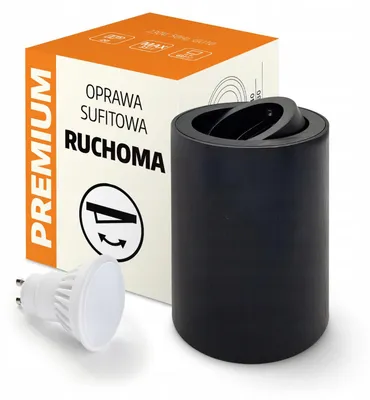 Produktbild von Elektrosalon Tuba Spot Deckenleuchte GU10 LED Schwarz