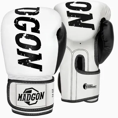 Produktbild von Boxhandschuhe Rookan weiß.Größe:10 oz
