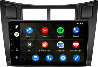 Obrázek produktu pro Android autorádio 9" 128GB pro Toyota Yaris XP90 2005-2012 CarPlay Android Auto Navi Bluetooth DAB+