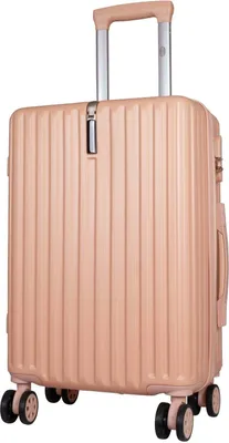 Produktbild von Kleiner Handgepäck Reisekoffer Portofino 40 L Hartschale Trolley rosé
