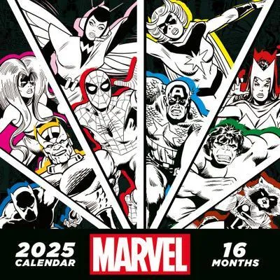 Obrázok produktu pre MARVEL 2025 - Brožovaný kalendár 30x30