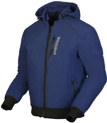 Image de Veste de moto imperméable Modeka Clarke, bleu, taille L