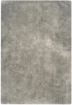 Produktbild von Qiyano Teppich für Schlafzimmer flauschig uni Kurzflor Wohnzimmer grau, 160 x 230 cm