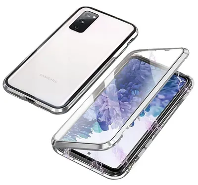 Obrázok produktu pre Puzdro na mobilný telefón Samsung Galaxy S23 FE – 360° magnetické sklenené puzdro s kovovým rámom