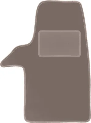 Produktbild von Fahrerfußmatte Velours beige passend für Volkswagen Transporter T5 (2003-2015, Lieferung) – mit Befestigungen – passgenau