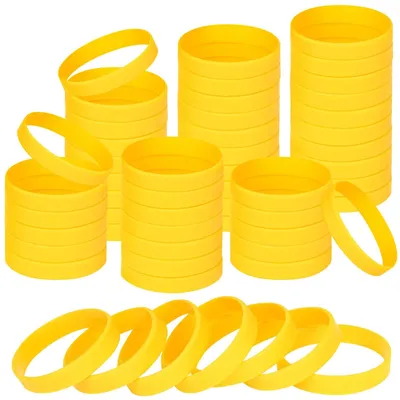 Image de Omgoods - Ensemble de 120 bracelets en silicone pour les fêtes et les activités sportives