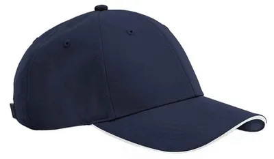 Image de Casquette Beechfield « Team Sports-Tech » LT3114 (taille unique) (bleu foncé/blanc)