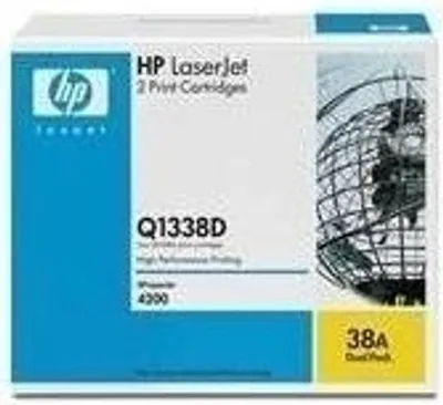 Produktbild von HP Tonerpatrone - Doppelpack - Q1338D - No.38A - schwarz - je 12.000Seiten
