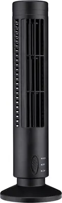 Produktbild von Bladeless Tower Fan 1 Stück, USB-Betrieb, 2 Windstufen, Für Schlafzimmer Büro Wohnzimmer