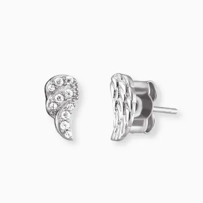 Produktbild von Engelsrufer Ohrstecker ERE-2WING-ZI Sterling Silber Flügel mit Zirkonia