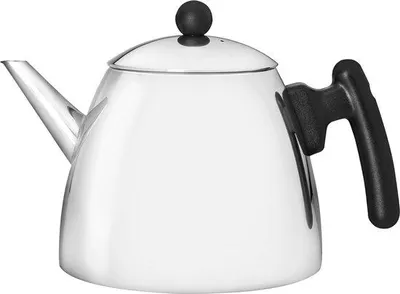 Productafbeelding van Famanu theepot, 1,2 liter - dubbelwandig, zwart