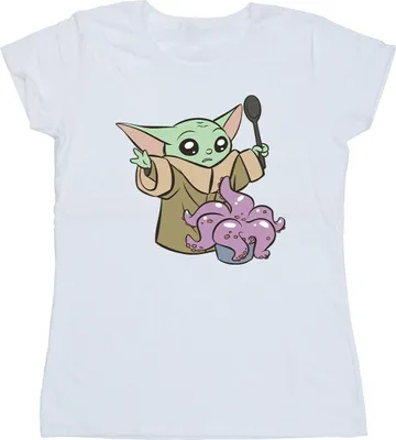 Produktbild von Star Wars - "The Mandalorian" T-Shirt für Damen BI43432 (M) (Weiß)