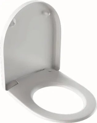 Produktbild von WC-Sitz Renova Plan mit Deckel Scharniere: Edelstahl wei