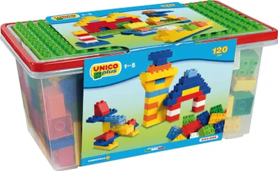 Produktbild von Unico Plastik-Bausteine Box120-Tlg.8502
