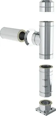Produktbild von Jeremias DW-FU Grundset Wandmontage 500mm Ø160mm