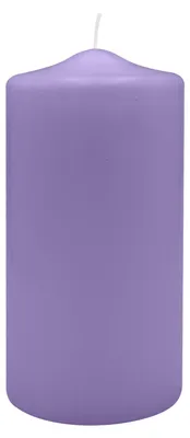 Produktbild von Spitzkopf Stumpen Kerzen Lavendel Lila 20 x Ø 9 cm, 6 Stück